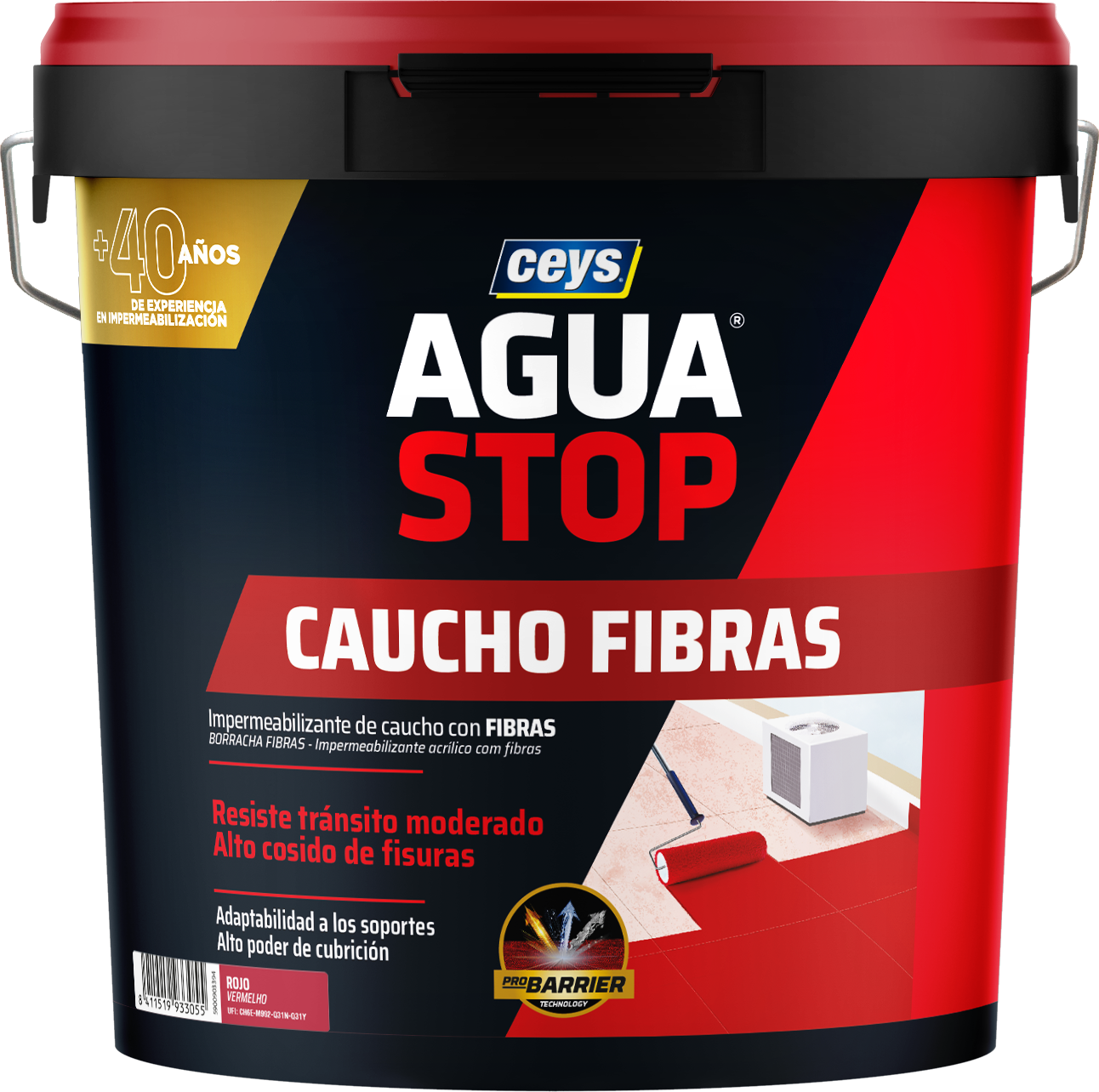 Impermeabilizante AguaStop Caucho Fibras