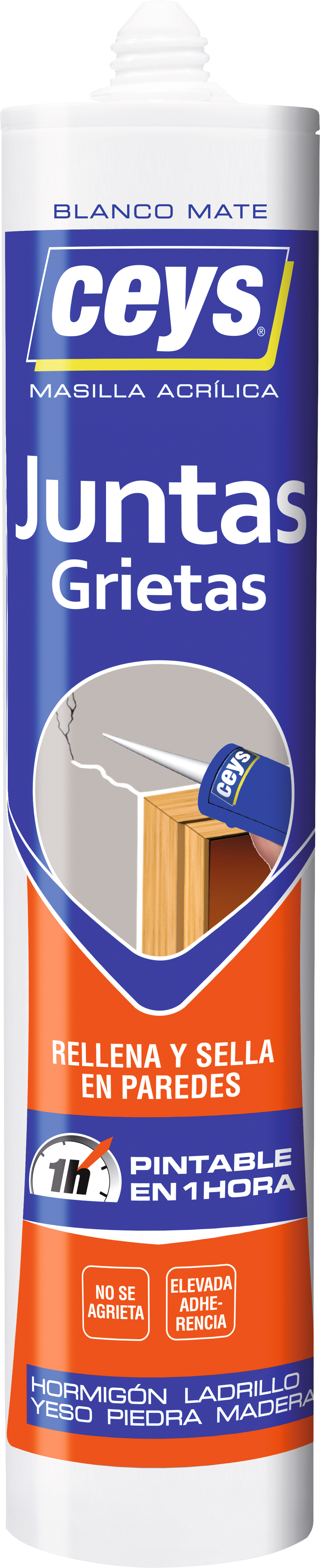 Masilla Acrílica para Sellar Juntas Interiores