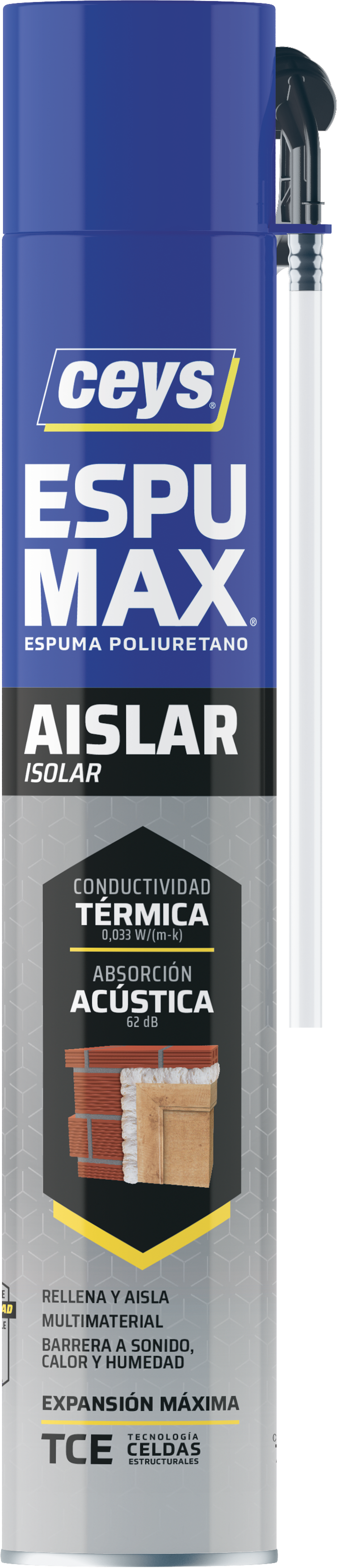 Espuma de Poliuretano Espumax Aislar