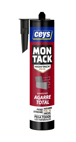 Ceys - Montack Adhesivo de montaje - Máximo Tack 500kg - Color Marrón -  Cartucho 450GR : : Bricolaje y herramientas