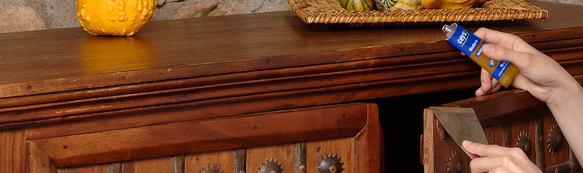 Masilla para madera, interior y exterior, 1,5 kg, color roble natural -  ESPINOSA