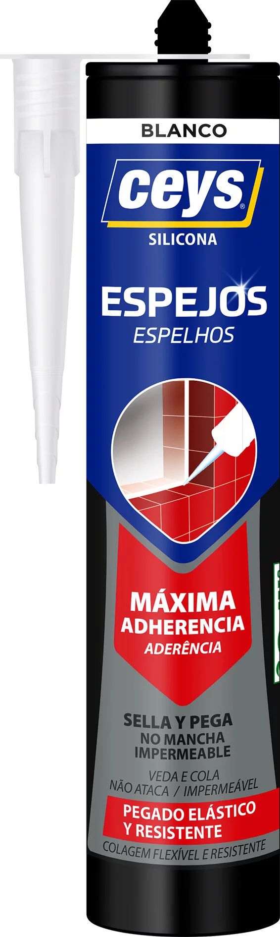 Ceys Masilla refractaria para sellar juntas de estufas, hornos, chimeneas y  puertas cortafuegos de , ceys 310 ml